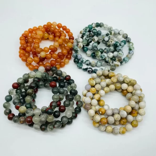 4 types bracelet africa blood yellow aventurine wholesale wholesale crystals