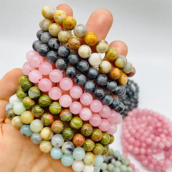 5 types bracelet rose quartzcrazy agate wholesale wholesale crystals