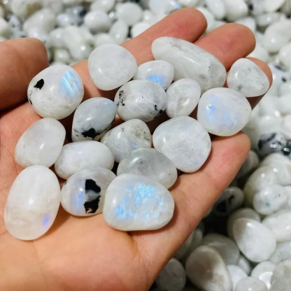 blue moonstone stone small tumbled wholesale