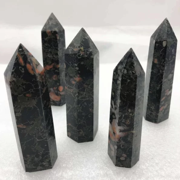 flower jasper quartz point crystal tower Wholesale