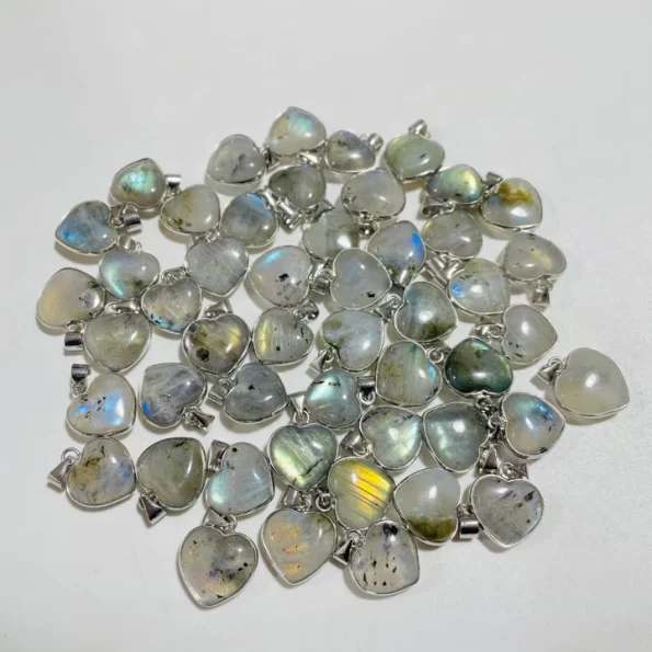 mini labradorite heart pendant wholesale wholesale crystals