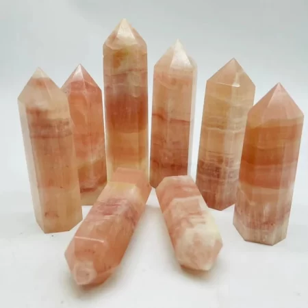 pink calcite tower point wholesale wholesale crystals 135671 720x